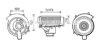 PRASCO OL8637 Electric Motor, interior blower